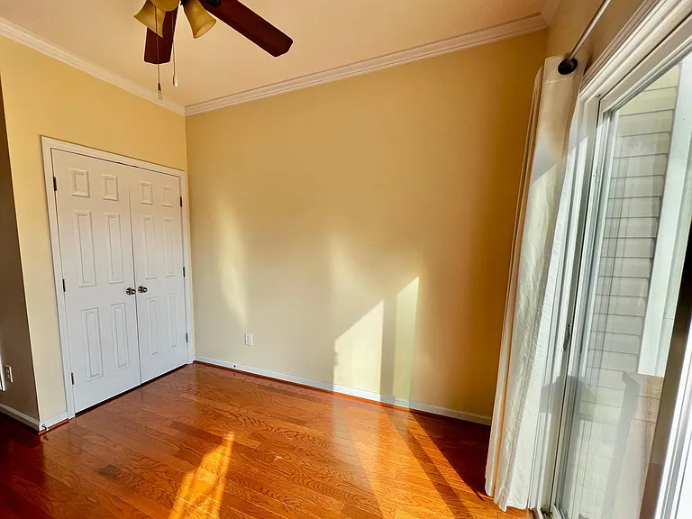 Large dining room area for seating and access to the upstairs deck