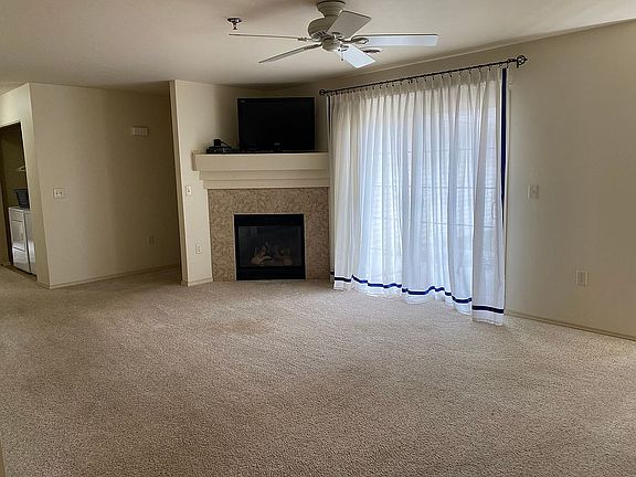 Living room  gas fireplace