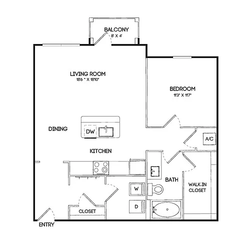 Floor plan A2A