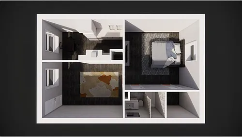 Floor plan 1 Bedroom