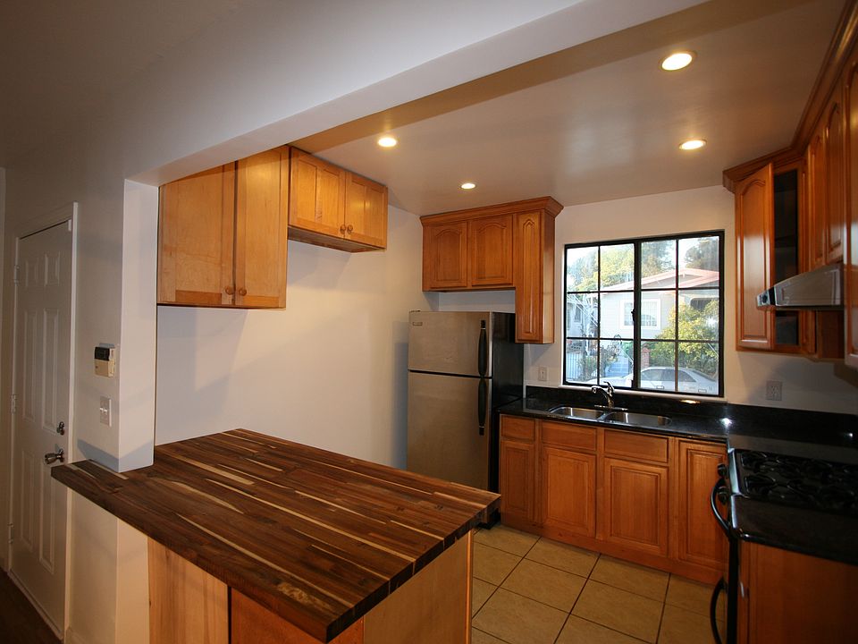 New butcher block counter-top.