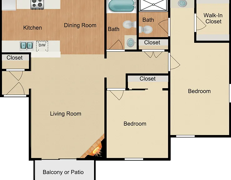 Plan 5 Floorplan Diagram