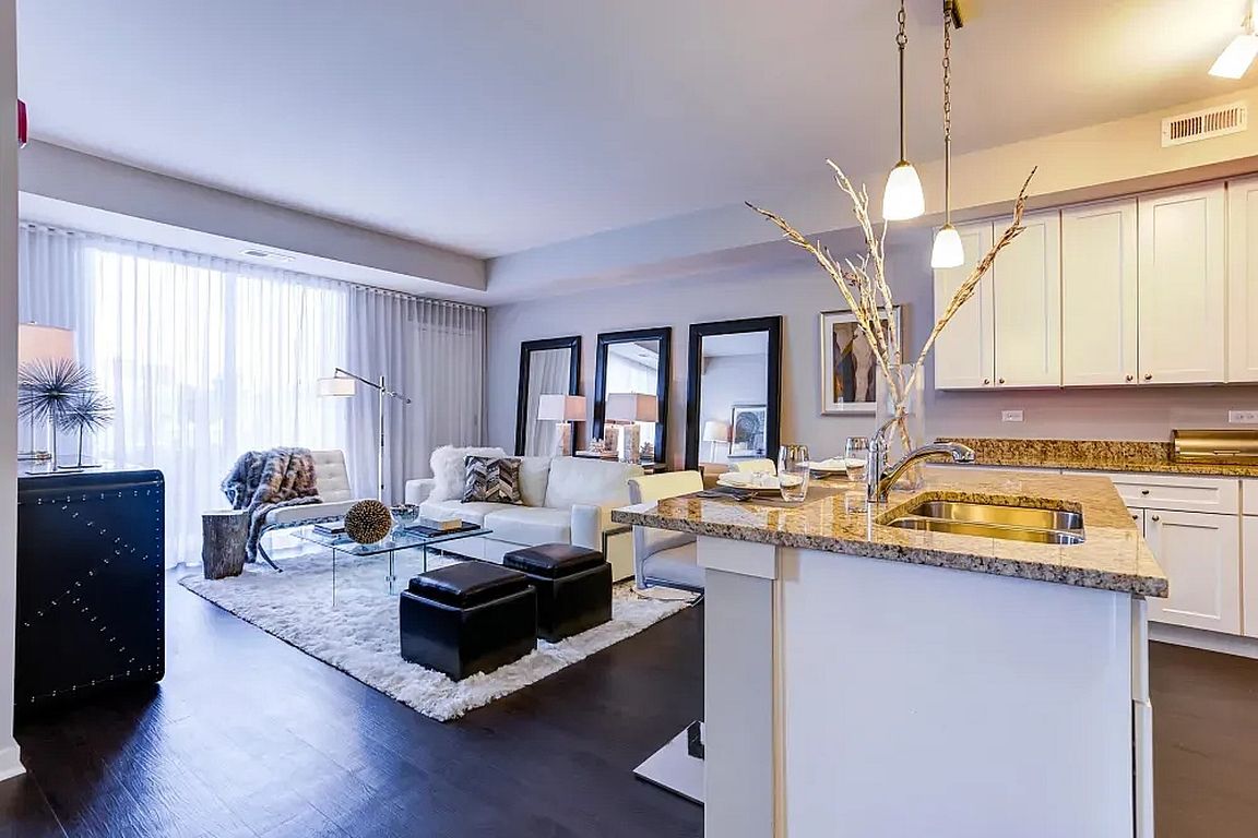 Bright and Airy Kitchen and Living room