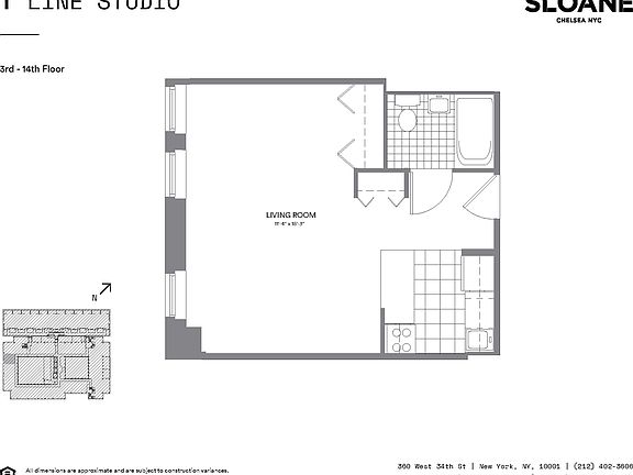 2nd image of 360 W 34th St APT 8T