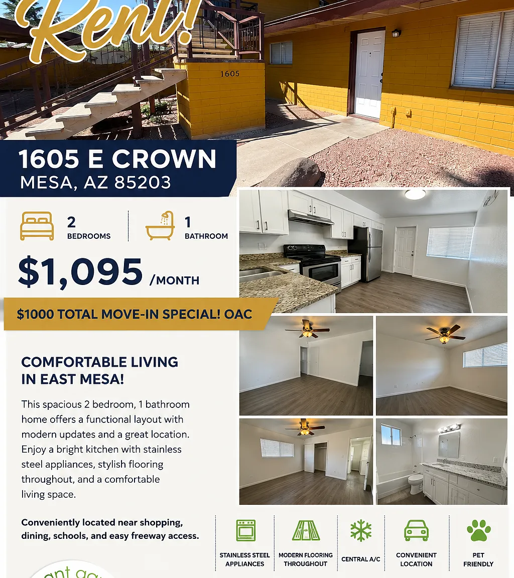 2 bed, $1,250 — Photo 1