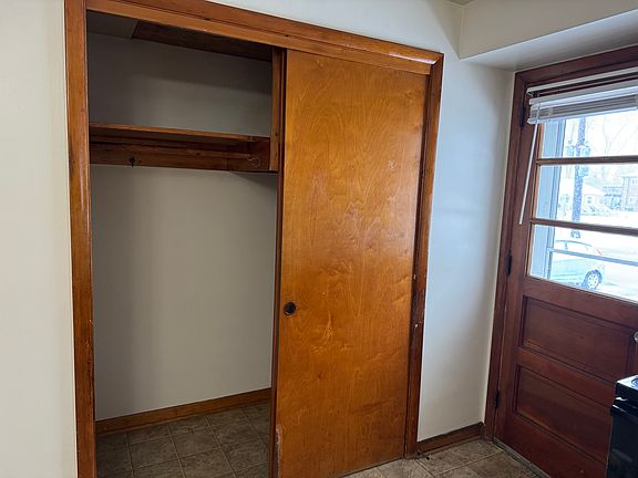 Kitchen coat closet and cupboard