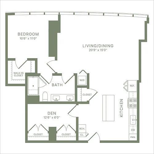 Floor plan PHA21