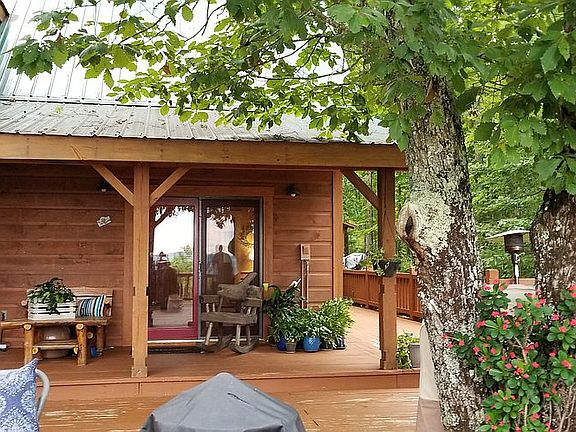 Back Porch w/Log rocker