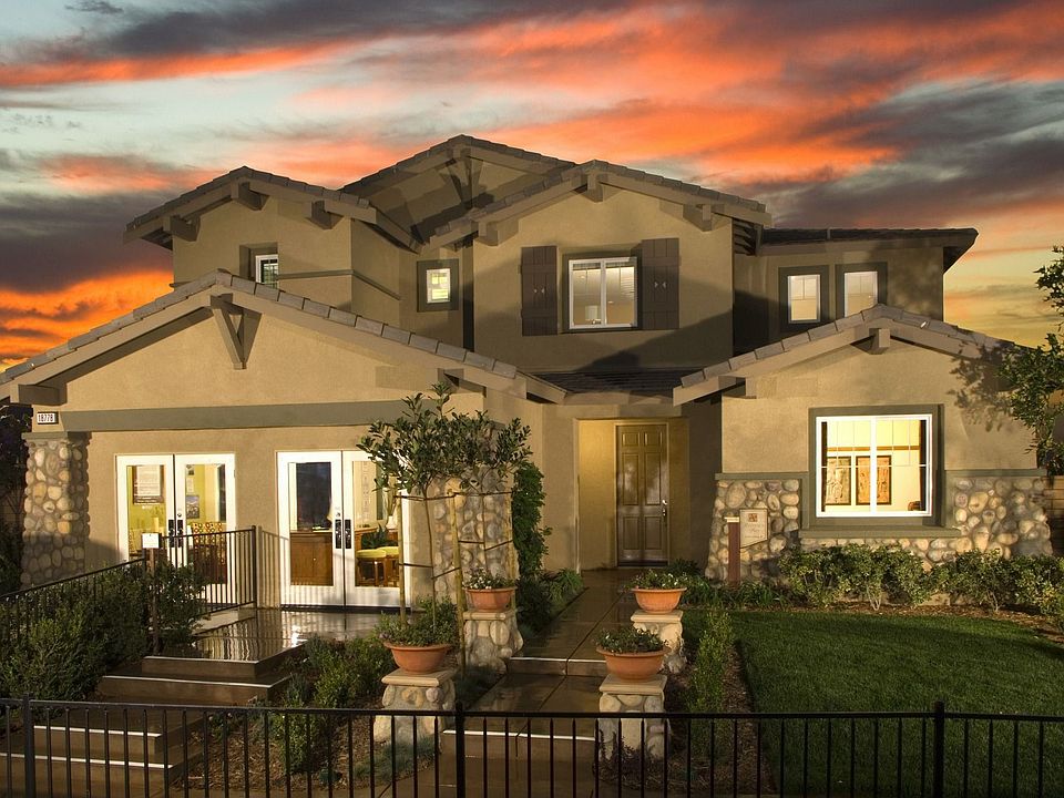 exterior of model home