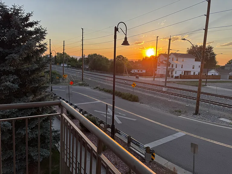 Balcony at Sunset