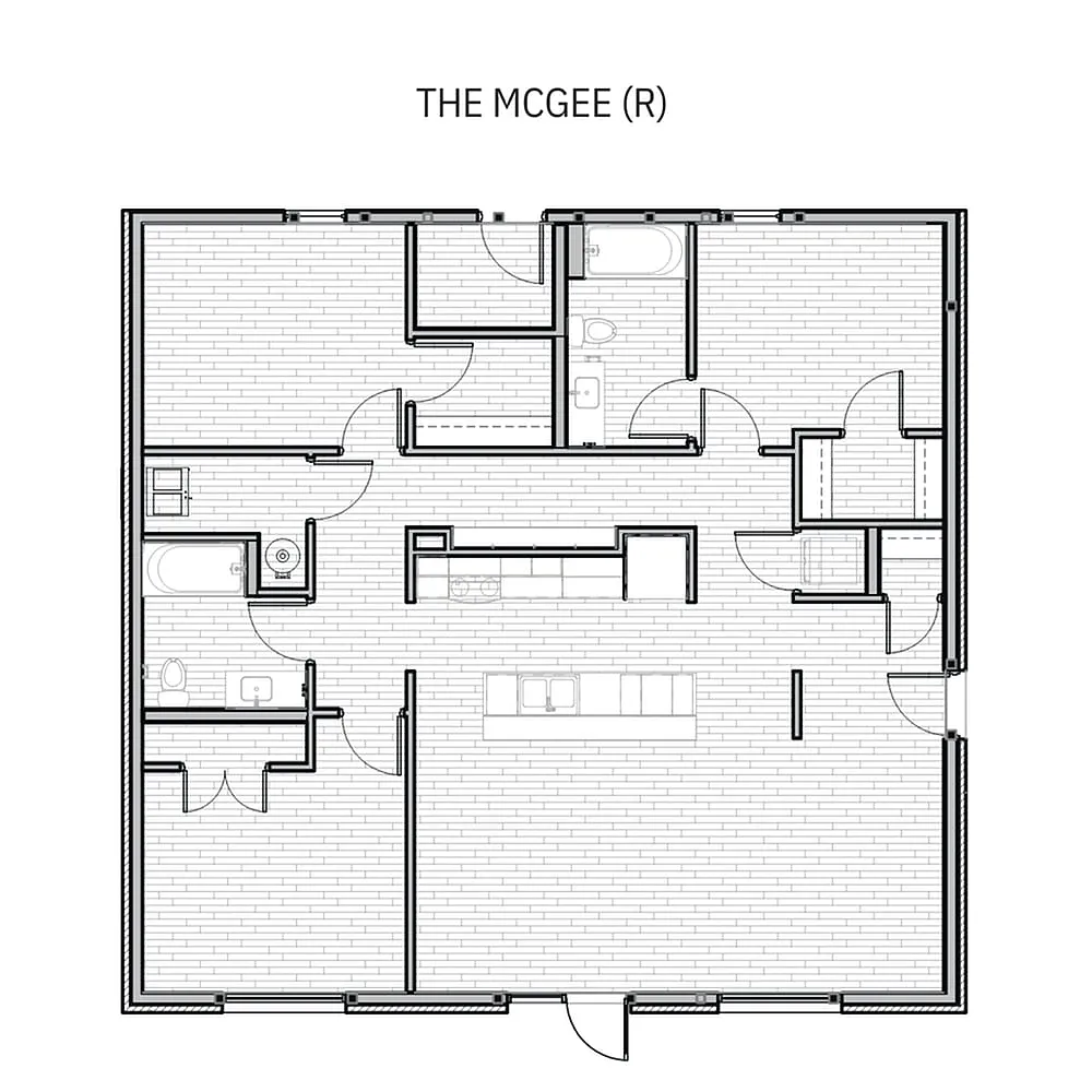 Floor plan Mcgee (Income Restricted)