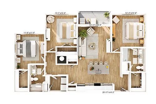 Floor plan C3
