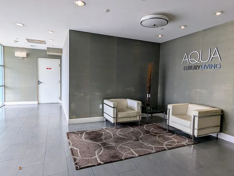 Building lobby.