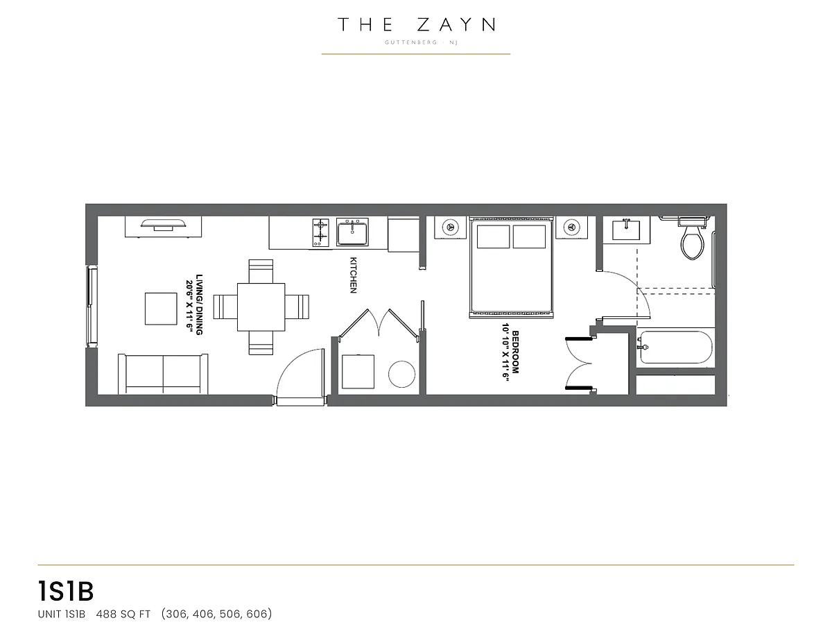 Floor plan Studio