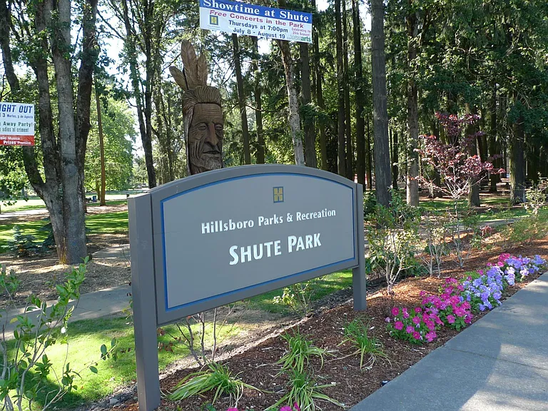 Next to Shute Park