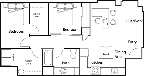 Floor plan LW2