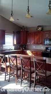 Kitchen
						:
						Helmuth custom kitchen, cherry cabinets with soft close drawers, 18 x 12.