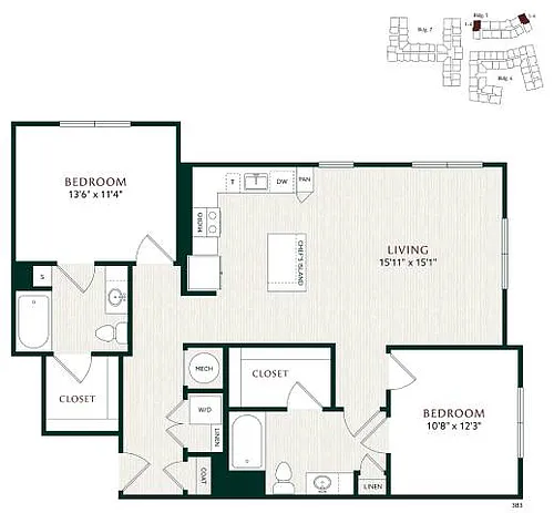 Floor plan B17