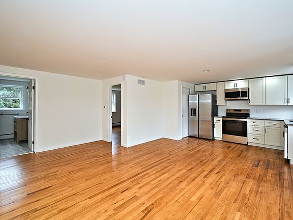 Open concept kitchen & living area