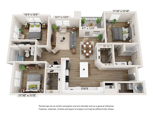 Floor plan C3 - Franklin