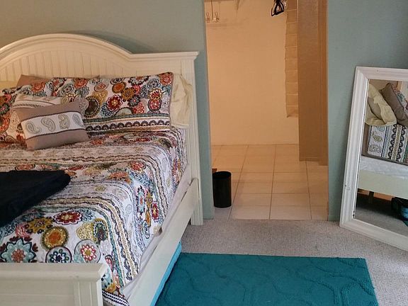 View of HUGE master leading to private bathroom with shower/