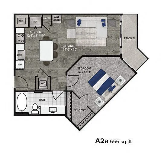 Floor plan A2A