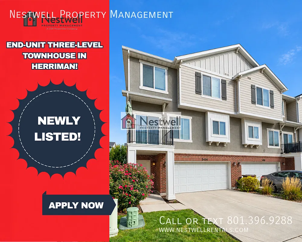 End-Unit Three-level Townhouse in Herriman! — Photo 1