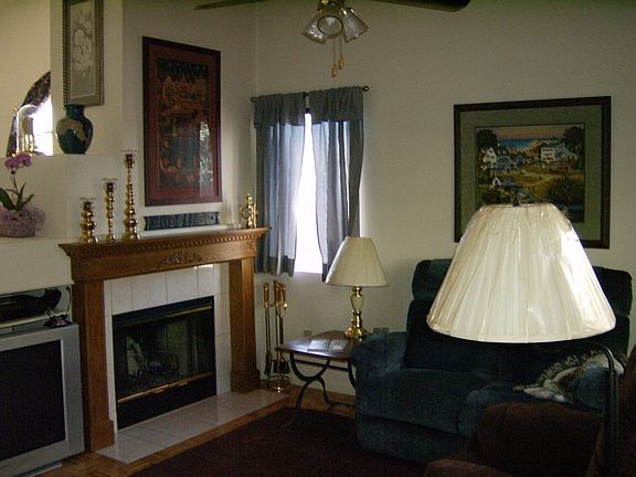 Another view of family room/fireplace
