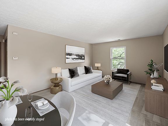 Spacious Sunlit Living Room