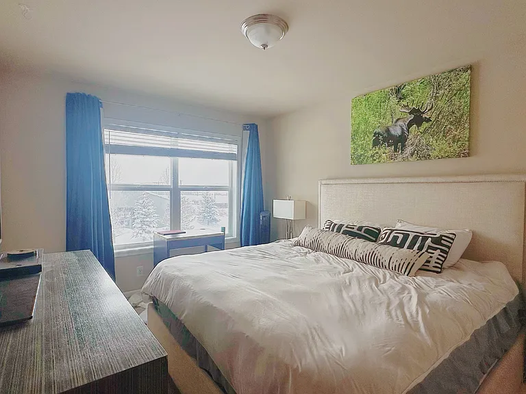 Master bedroom with ensuite bathroom