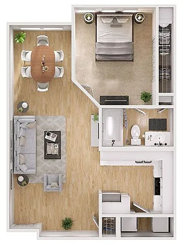 Floor plan A1M-P
