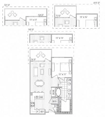 Floor plan 1X1 D5-E