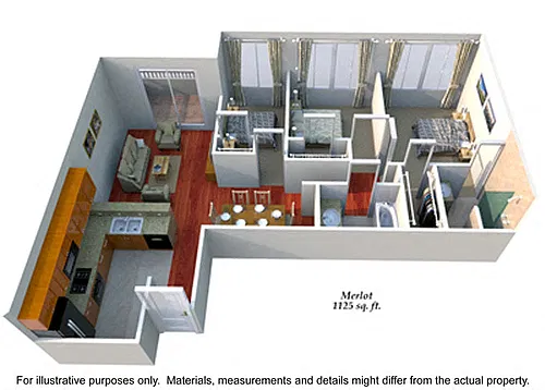 Floor plan Merlot