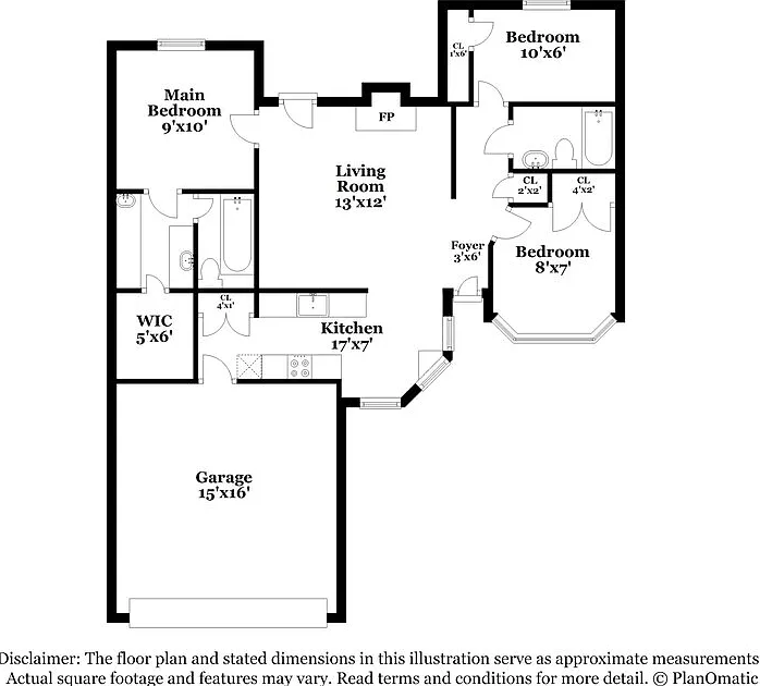 3 bed, 2.0 bath, 1251 sqft, $2,020 — Photo 2