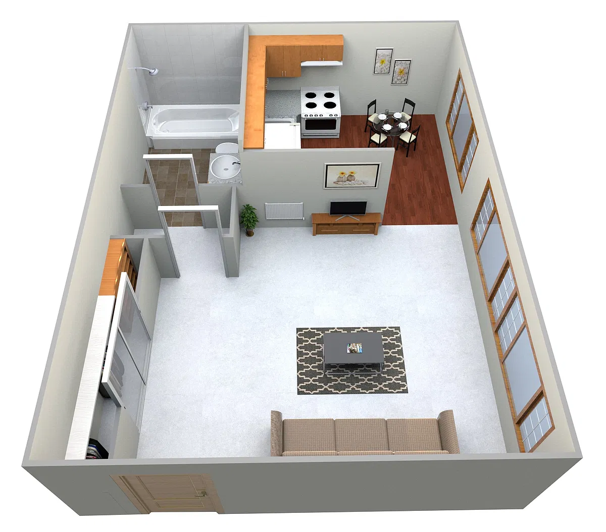Floor plan Studio