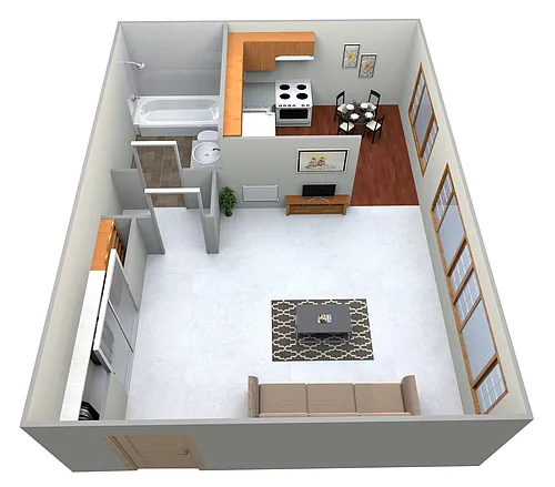 Floor plan Studio