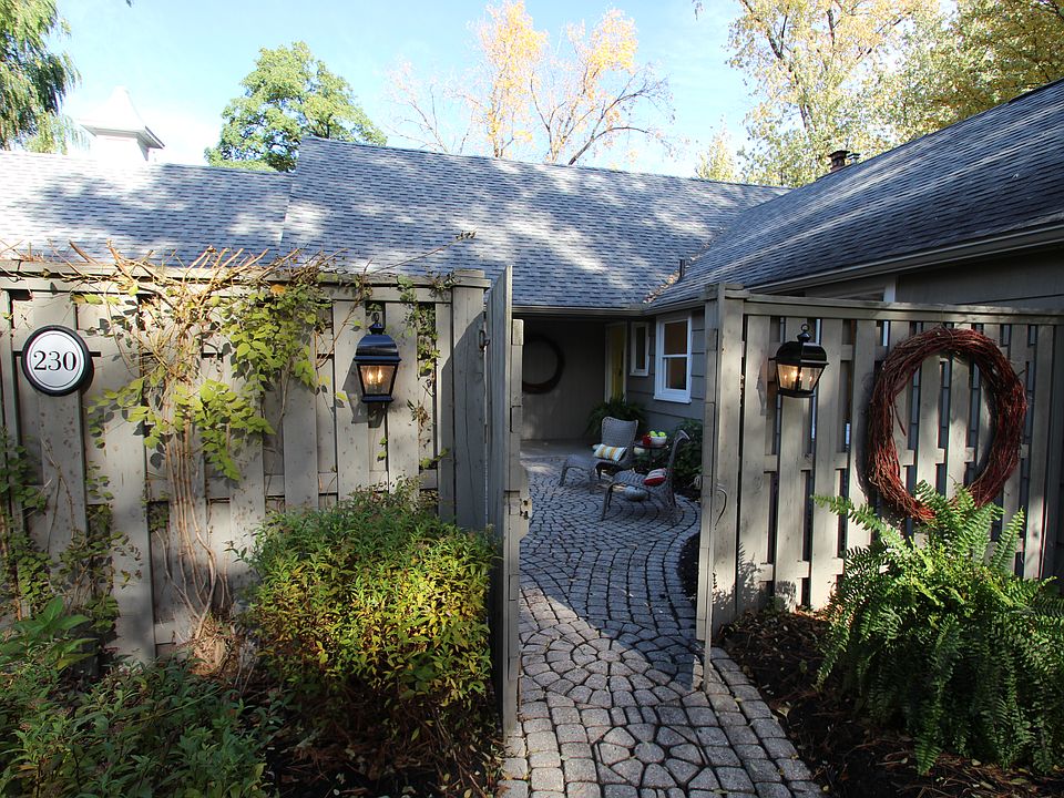 Gated courtyard 