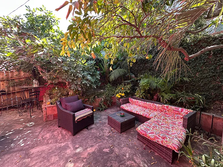 outdoor living space
