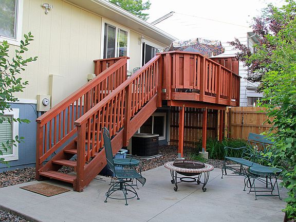 Redwood deck