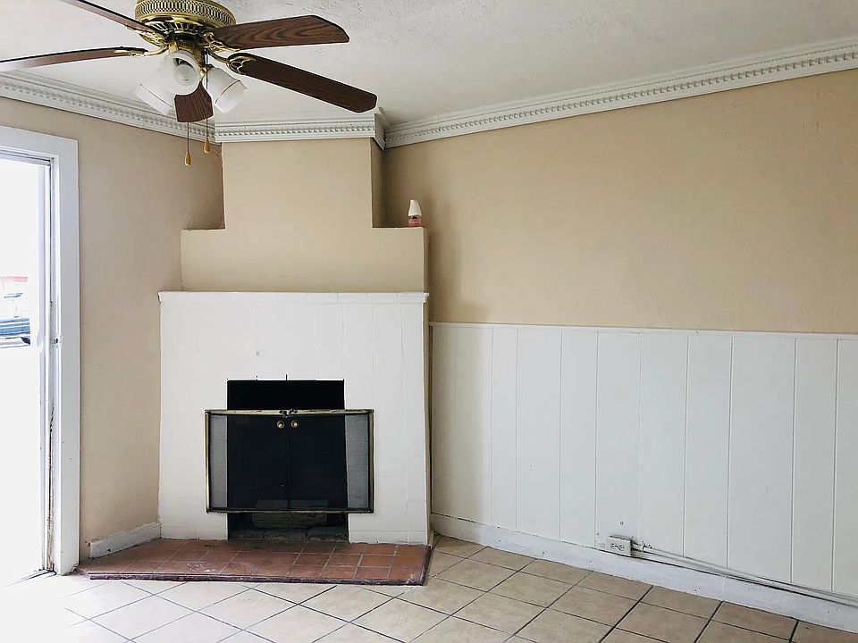 Fireplace in living room