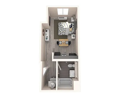 Floor plan Studio G