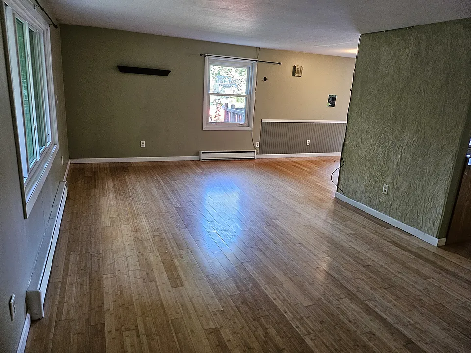 living room - bambook floor