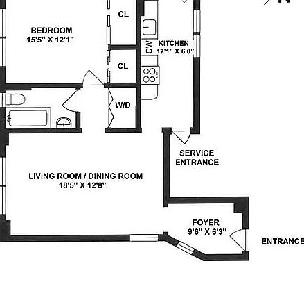 2nd image of 26 W 69th St #1B