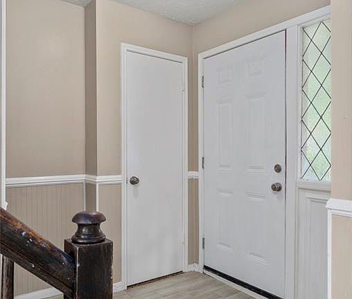 Coat closet as you enter the home