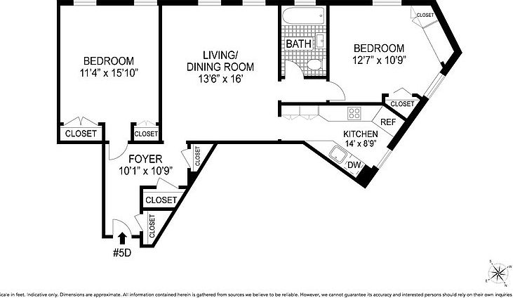 2nd image of 1 Minetta St APT 5D
