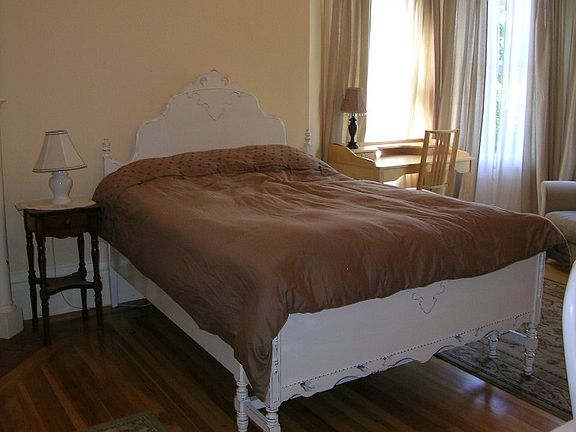 Room 2. Antique bed.