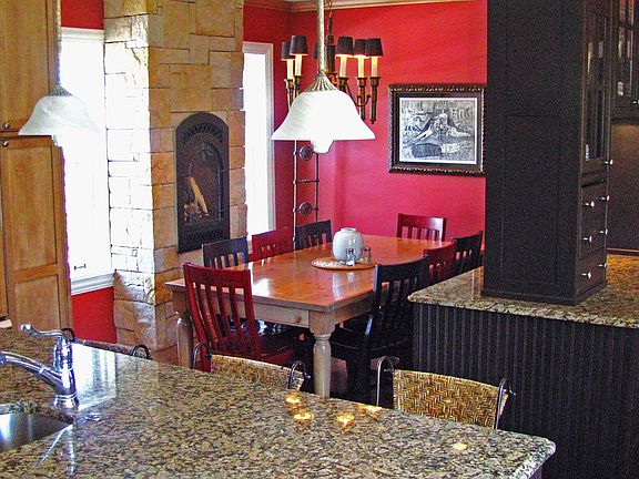 Kitchen w/Fireplace