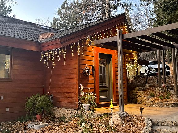 Front entry with large mud room.