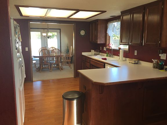 Kitchen toward dining room