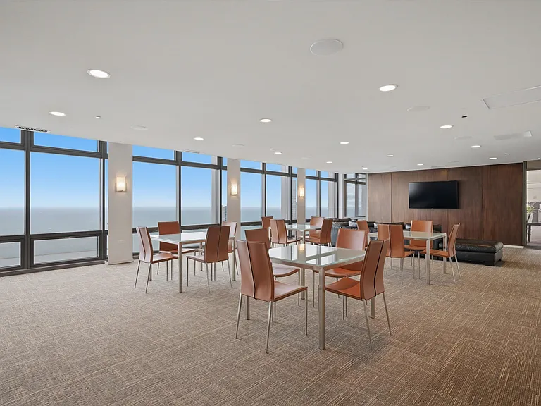 Community room with kitchen - perfect for caterers. Can be reserved.